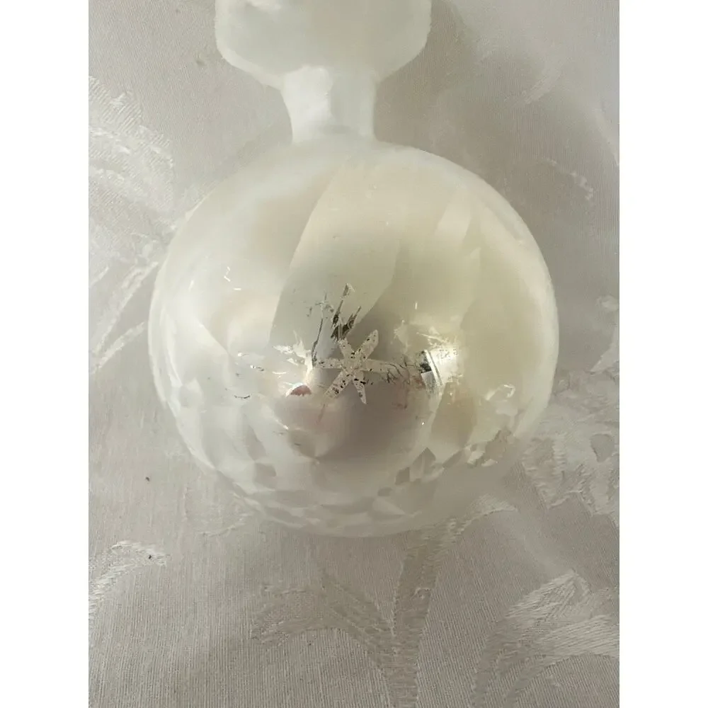 RARE Limited Edition 400 Years LAUSCHA Snowy Owl on Ball Glass Ornament 214/400